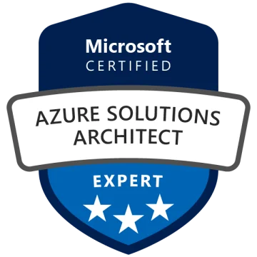 Microsoft Certified: Azure Solutions Architect Expert Microsoft Certified: Azure Solutions Architect Expert